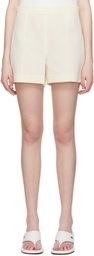 Vince Off-White Tailored Shorts