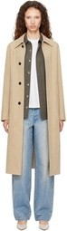 Dunst Beige Refined Mac Coat