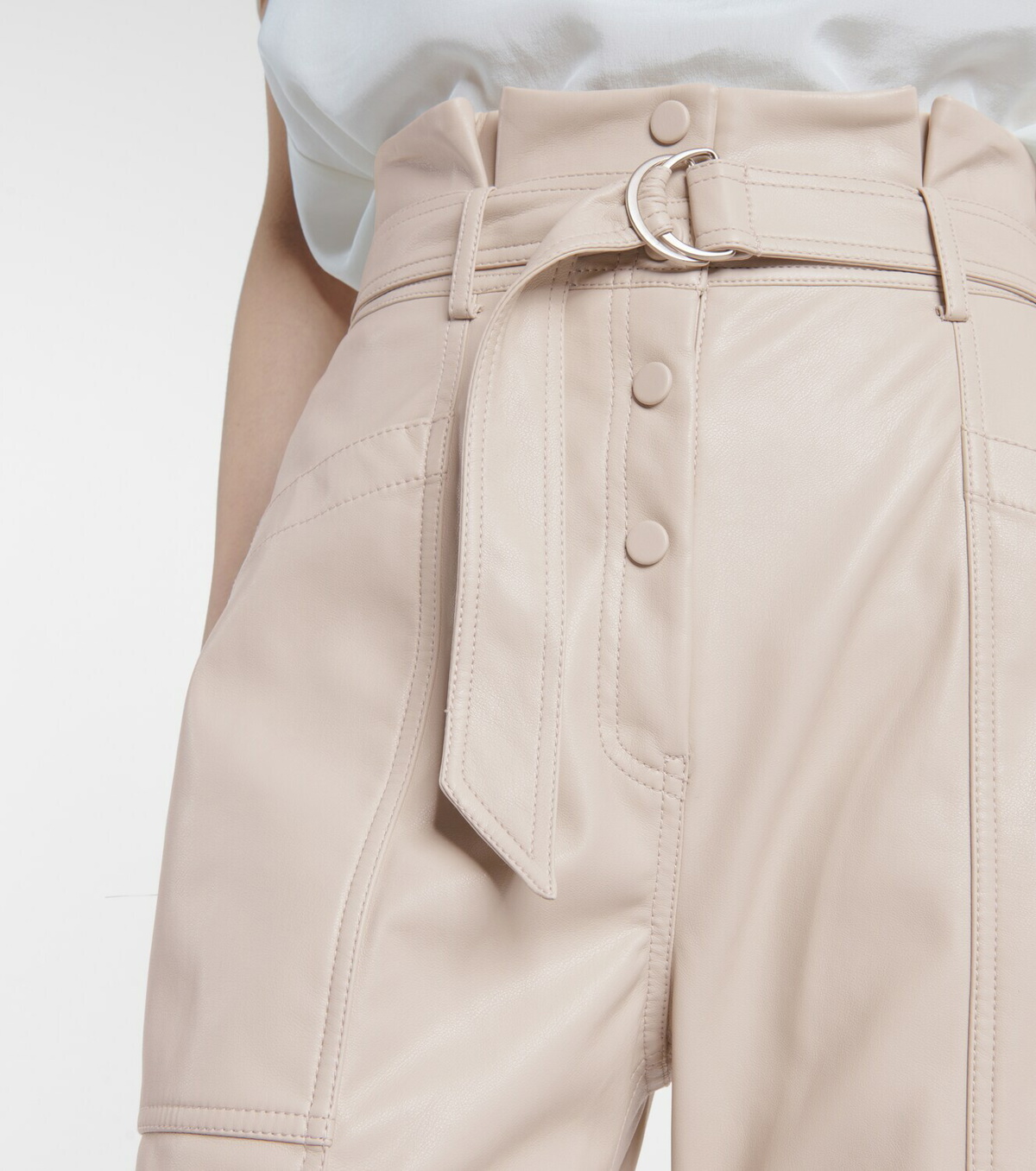 SIMKHAI Ashlon Slim Ankle Pull-On Pants main image 0