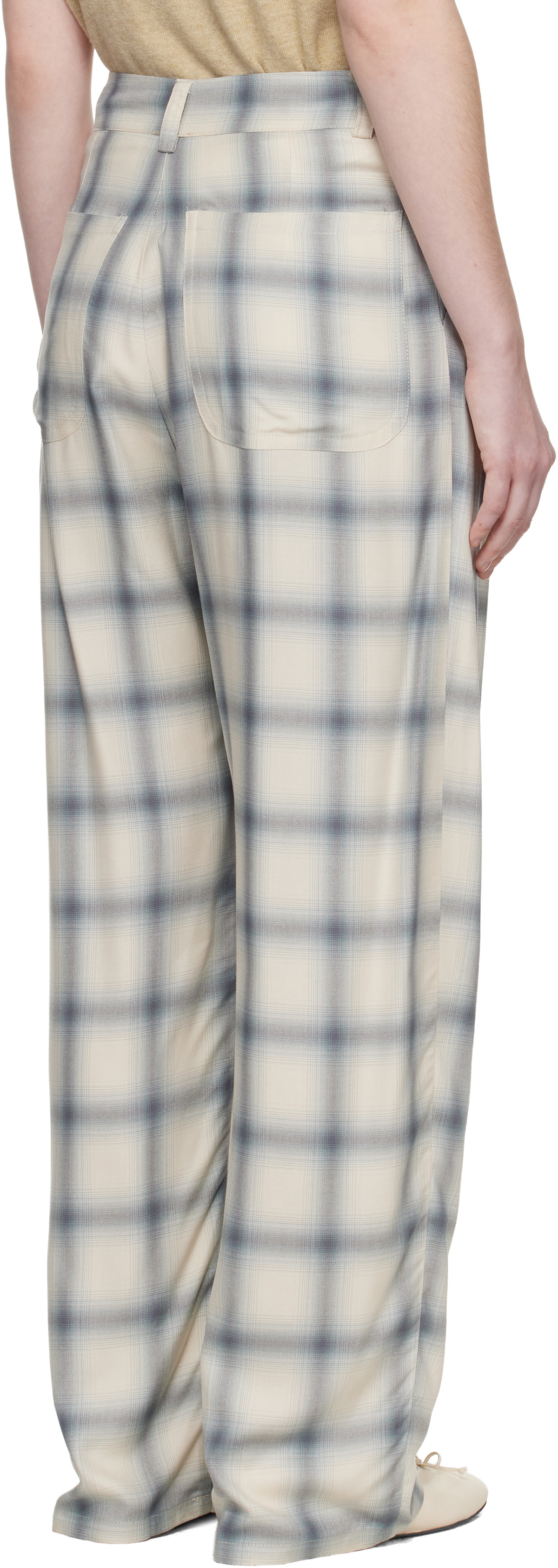 Collina Strada Off White Catchfly Trousers