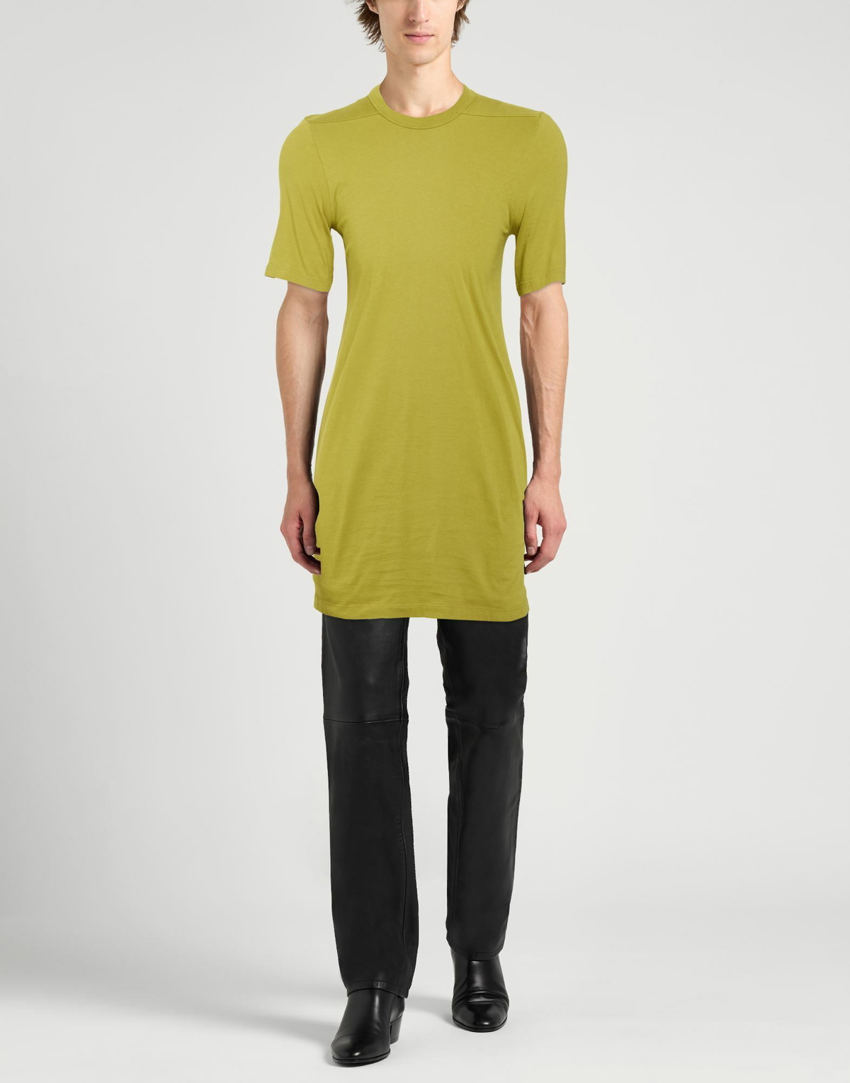 Rick Owens Mens T-shirt Lime in Green