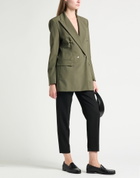 Maje Womens Blazer Military in Green
