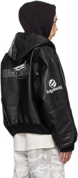 Balenciaga Black AI Generated Leather Jacket