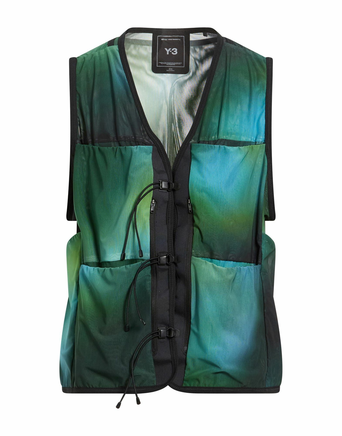 Y-3 Mens Vest Dark in Green