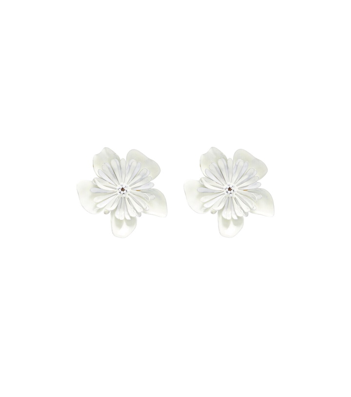 Photo: Chloé Floral clip-on earrings