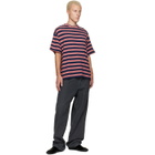 Jil Sander Navy & Red Striped T-shirt