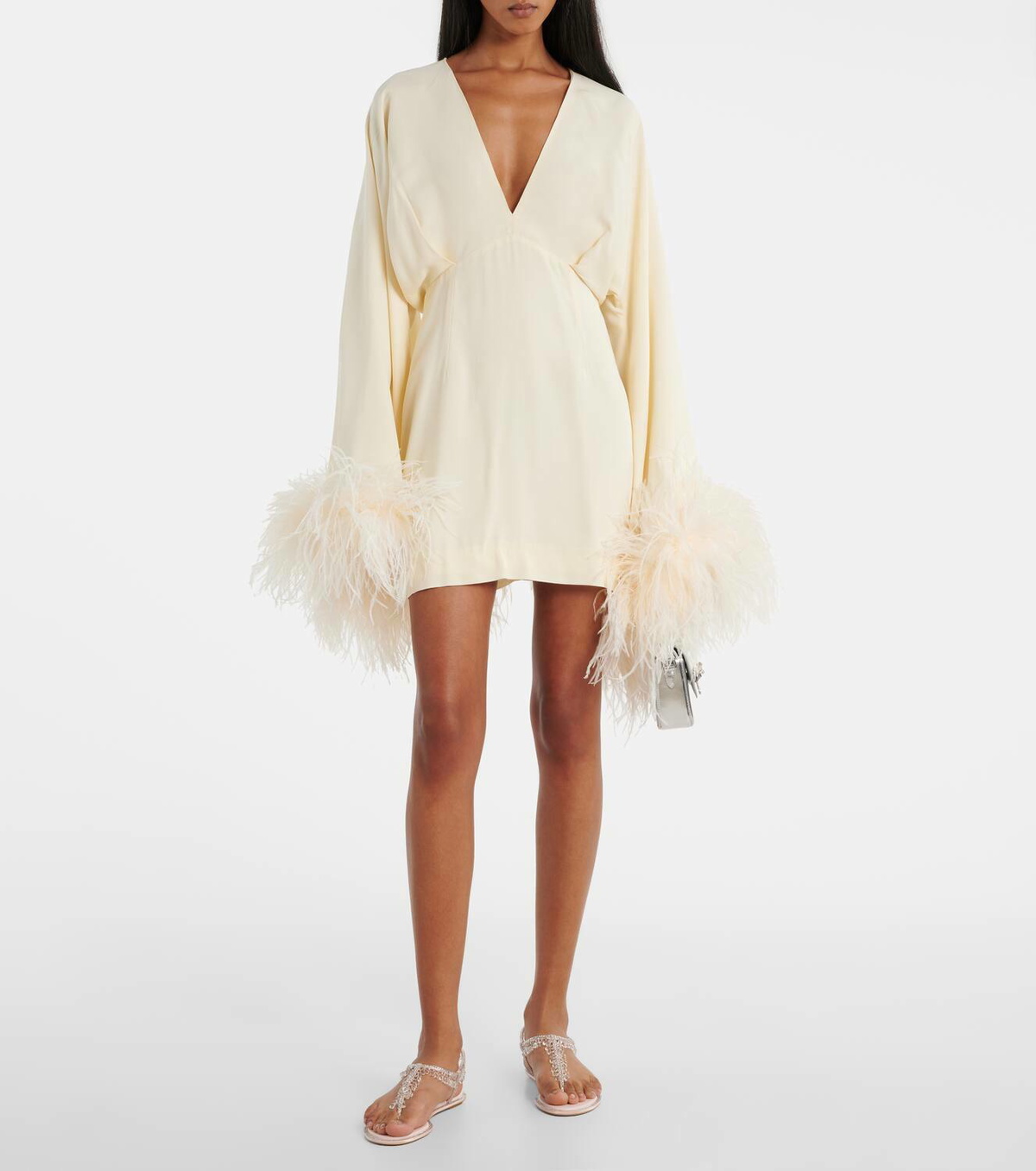 Rene Caovilla Chandelier embellished thong sandals