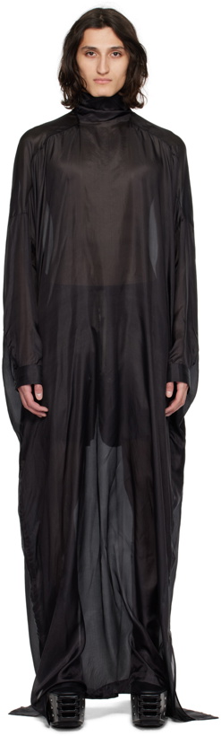 Photo: Rick Owens Black Tabard Gown