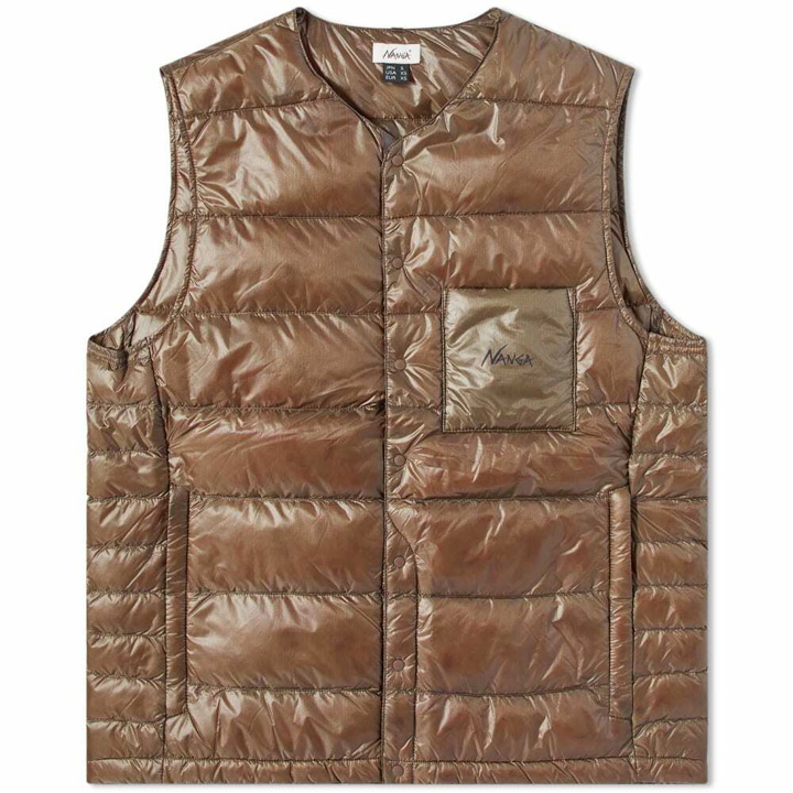 Photo: Nanga Men's Inner Down Vest in Mocha