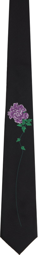 Photo: YOHJI YAMAMOTO Black Derby Tie