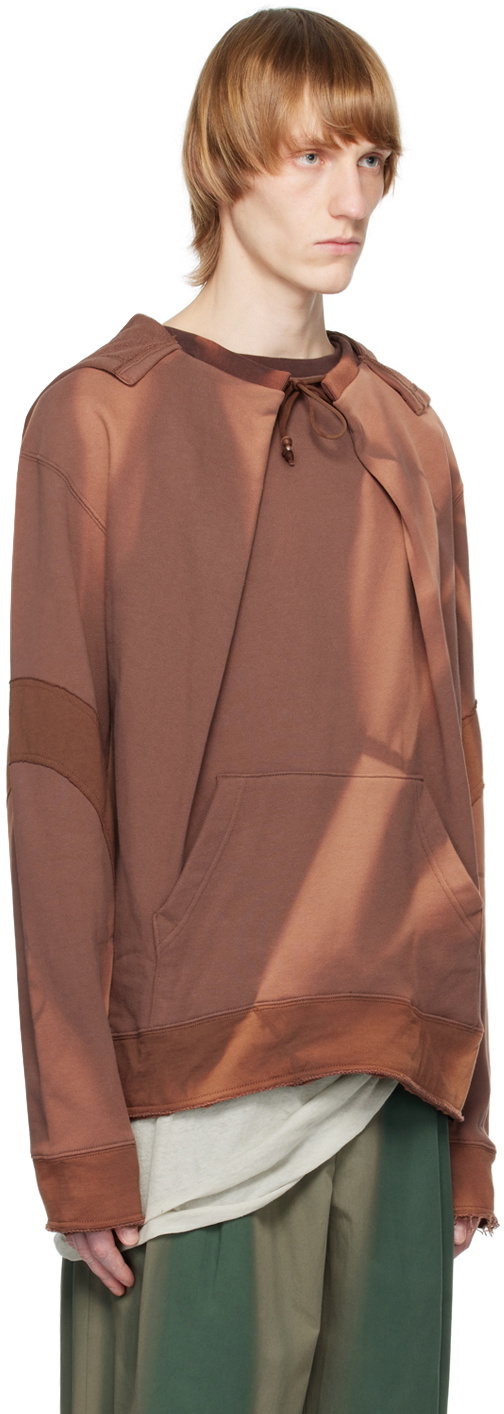 JiyongKim Brown Sun-Bleached Hoodie