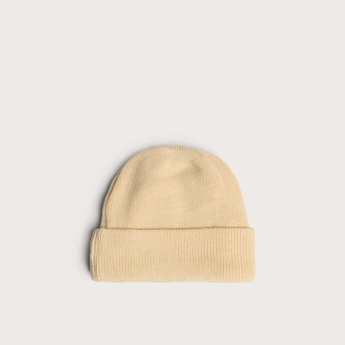 RoToTo Bulky Watch Cap Beanie in Raw Beige