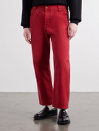 Willy Chavarria - Chente Straight-Leg Jeans - Red