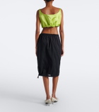 Prada Embellished midi skirt