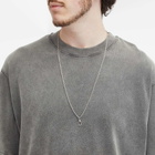 Neighborhood Men's Swivel Hook Necklace in Silver 