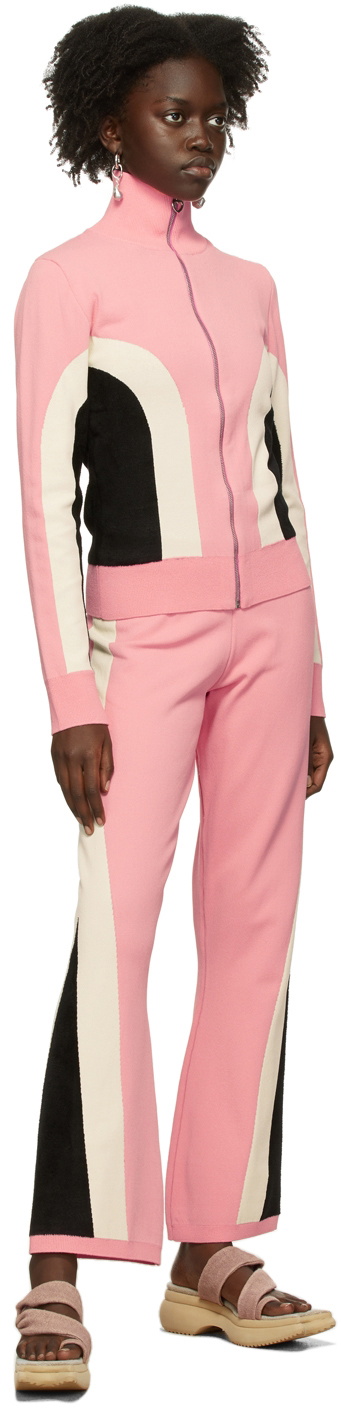 Marco Rambaldi Pink Contrast Track Lounge Pants