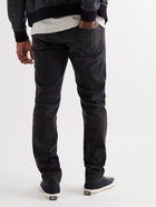 FRAME - L'Homme Slim-Fit Stretch-Denim Jeans - Black