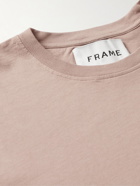 FRAME - Cotton-Jersey T-Shirt - Pink