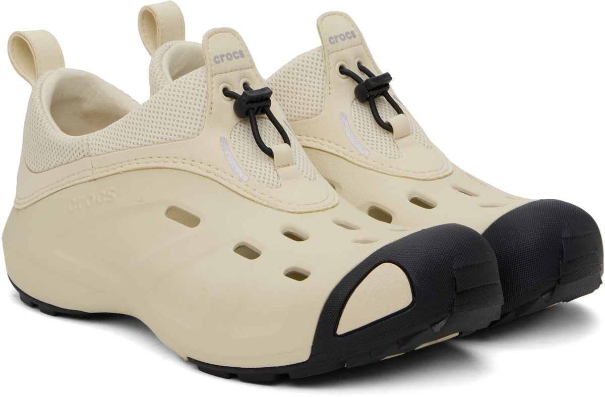 Crocs Beige Quick Trail Low Sneakers