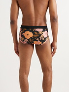 TOM FORD - Floral-Print Stretch-Cotton Briefs - Pink