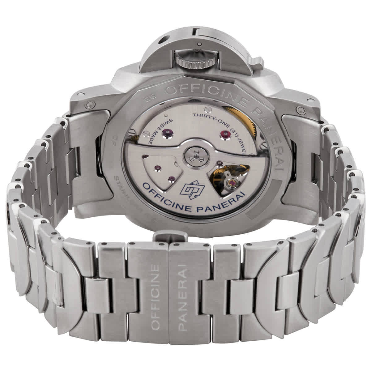 Panerai Luminor 1950 Automatic Silver Dial Mens 42 mm Watch PAM00977