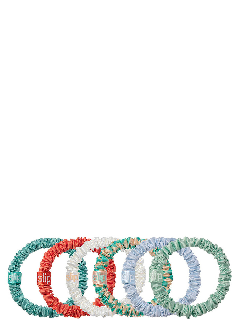 Slip Pure Silk Skinny Scrunchies - Seabreeze