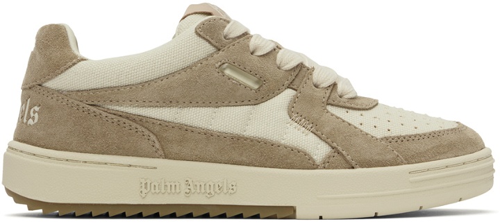 Photo: Palm Angels Off-White & Beige University Sneakers
