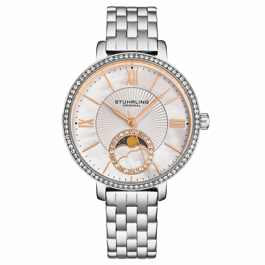 Stuhrling Original Symphony Quartz Silver Dial Ladies Watch M17986