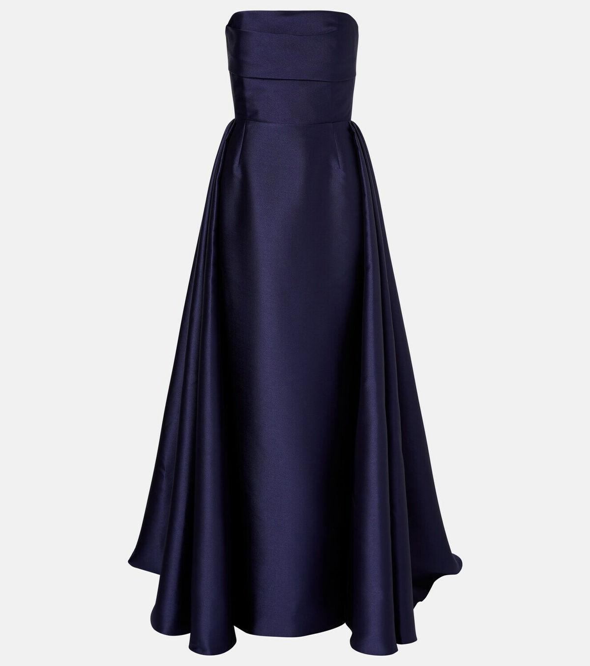 Solace London Strapless satin gown