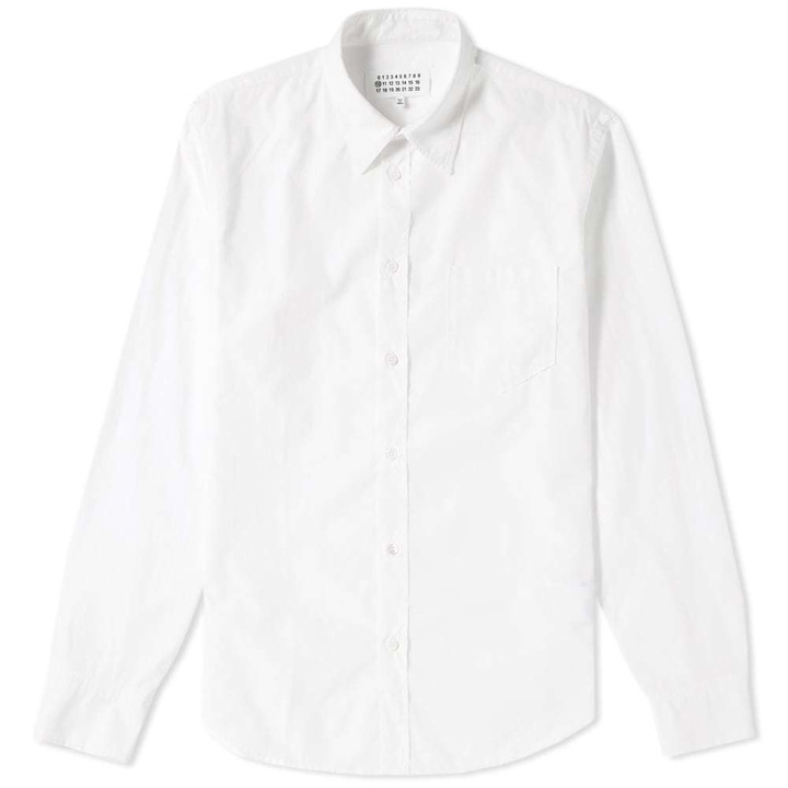 Photo: Maison Margiela 10 Garment Dyed Poplin Shirt White