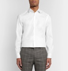 Hugo Boss - Jesse Panelled Cotton-Poplin Shirt - White
