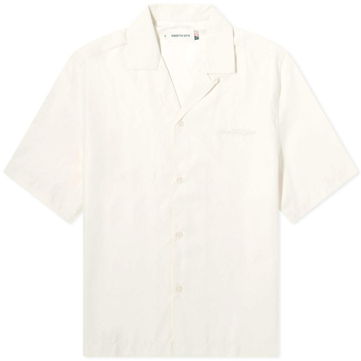 Photo: Honor the Gift Men's Peached Vacation Shirt in Bone