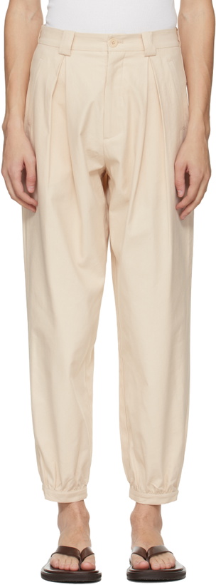 Photo: colbo Off-White Gathering Trousers