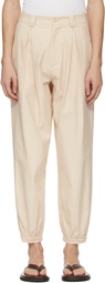 colbo Off-White Gathering Trousers