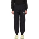 Off-White Black Elastic Cuff Track Pants