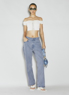 Guess USA Lace Corset Crop Top