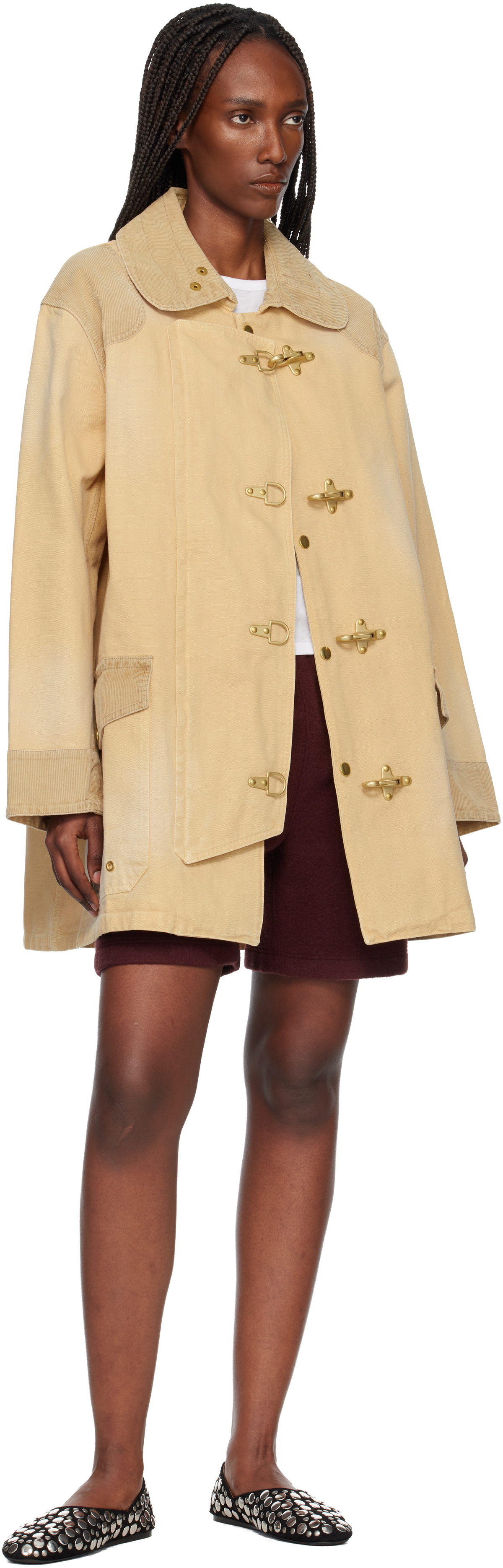 Wales Bonner Beige 'The Sierra' Coat
