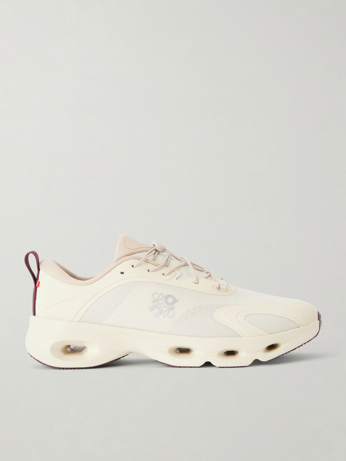 LOEWE - On Cloudsolo Rubber-Trimmed Mesh Sneakers - Neutrals