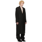 Jil Sander Black Wool Coat