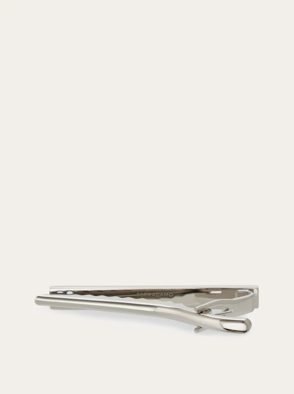 Ferragamo Mens Gancini tie pin in Red