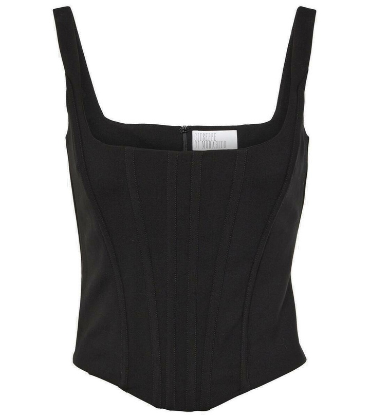 Photo: Giuseppe di Morabito Wool-blend bustier