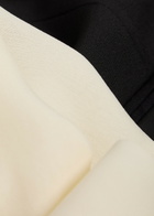 Armarium Rania Scarf-effect Wool and Silk-blend Jacket Black