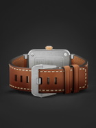 Bell & Ross - BR-03 Automatic 18-Karat Rose Gold and Steel Watch, Ref. BR03A-WH-STPG/SCA