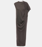 Stella McCartney Draped wool maxi dress