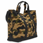 A Bathing Ape Men's 1St Camo 2Way Tote Bag in Green 