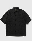 Needles Cabana Shirt - Victorian Sheer Black Mens Shortsleefe