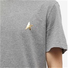 Golden Goose Men's Star Logo T-Shirt in Grey Melange