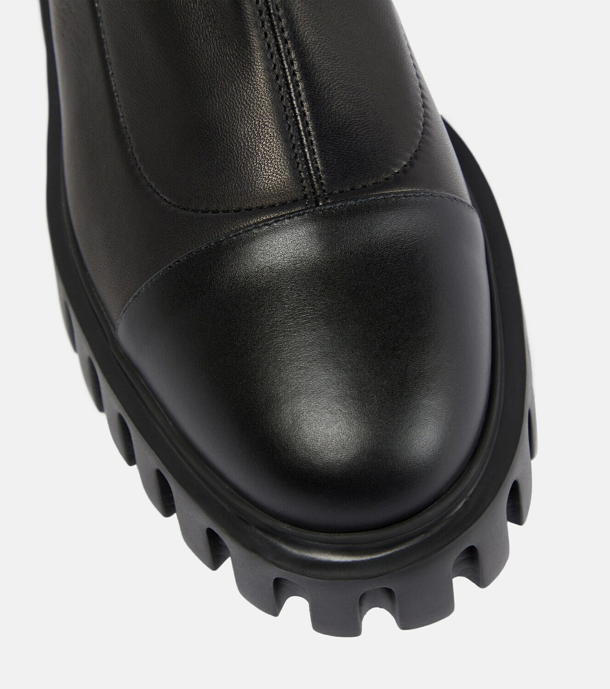 Roger Vivier Viv' Go-Thick leather platform ankle boots