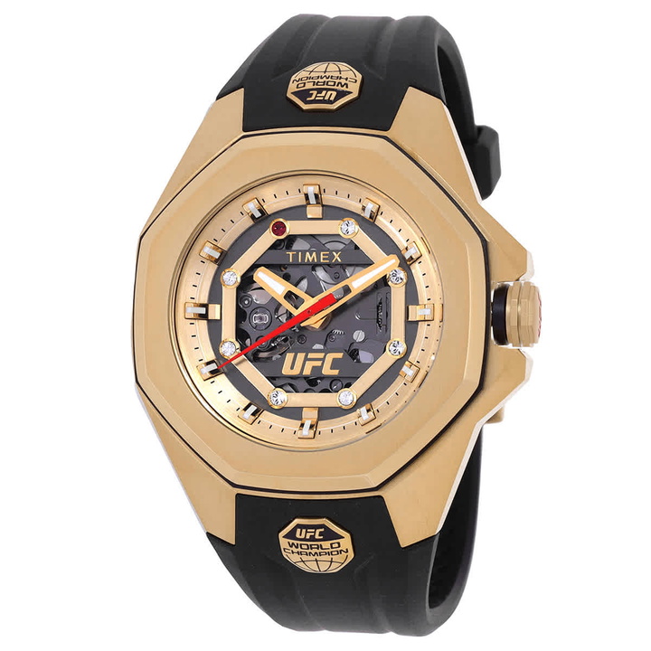 Photo: Timex UFC Pro Automatic Gold Dial Mens Watch TW2V86500