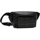Burberry Gray City Check Belt Bag
